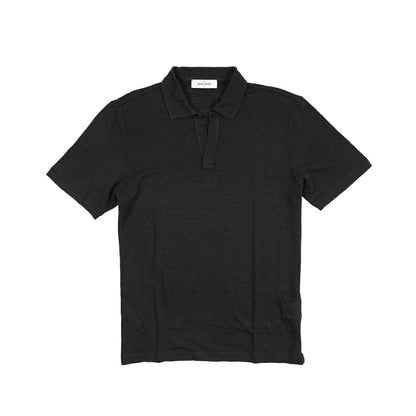 26SS GRAN SASSO リネン100% 半袖ニットスキッパーポロシャツ