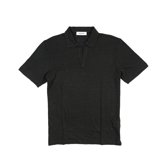 26SS GRAN SASSO リネン100% 半袖ニットスキッパーポロシャツ