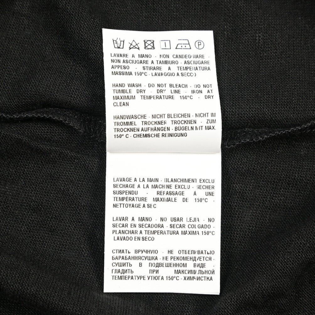 26SS GRAN SASSO リネン100% 半袖ニットスキッパーポロシャツ