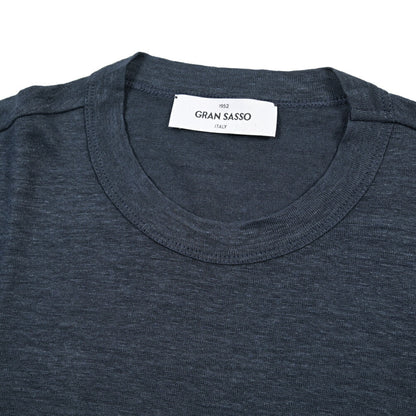 26SS GRAN SASSO リネン100% 長袖ニットTシャツ