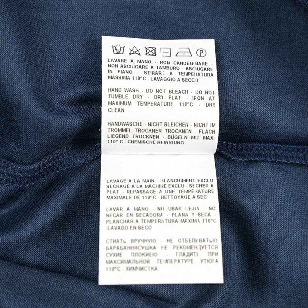 26SS GRAN SASSO マーセライズコットン100% クルーネック半袖Tシャツ / FILO SCOZIA