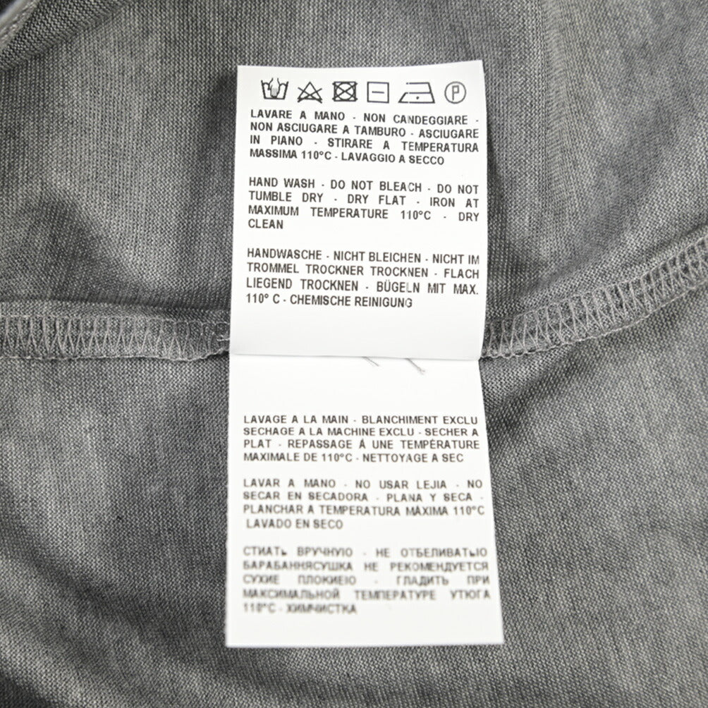 26SS GRAN SASSO マーセライズコットン100% クルーネック半袖Tシャツ / FILO SCOZIA