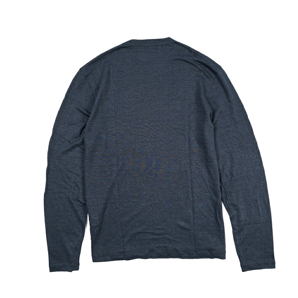26SS GRAN SASSO リネン100% 長袖ニットTシャツ