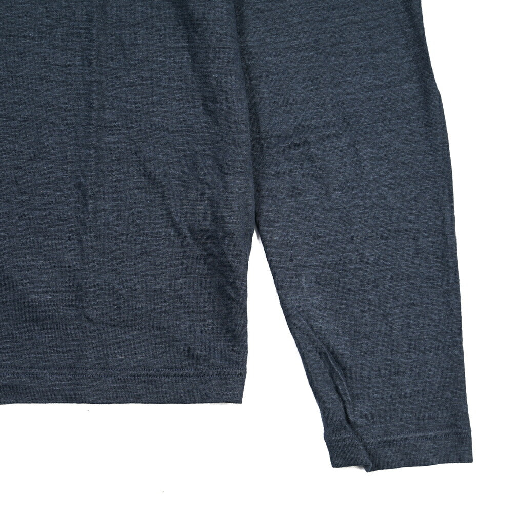 26SS GRAN SASSO リネン100% 長袖ニットTシャツ