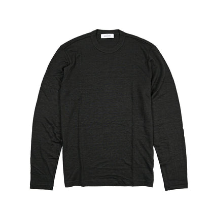 26SS GRAN SASSO リネン100% 長袖ニットTシャツ