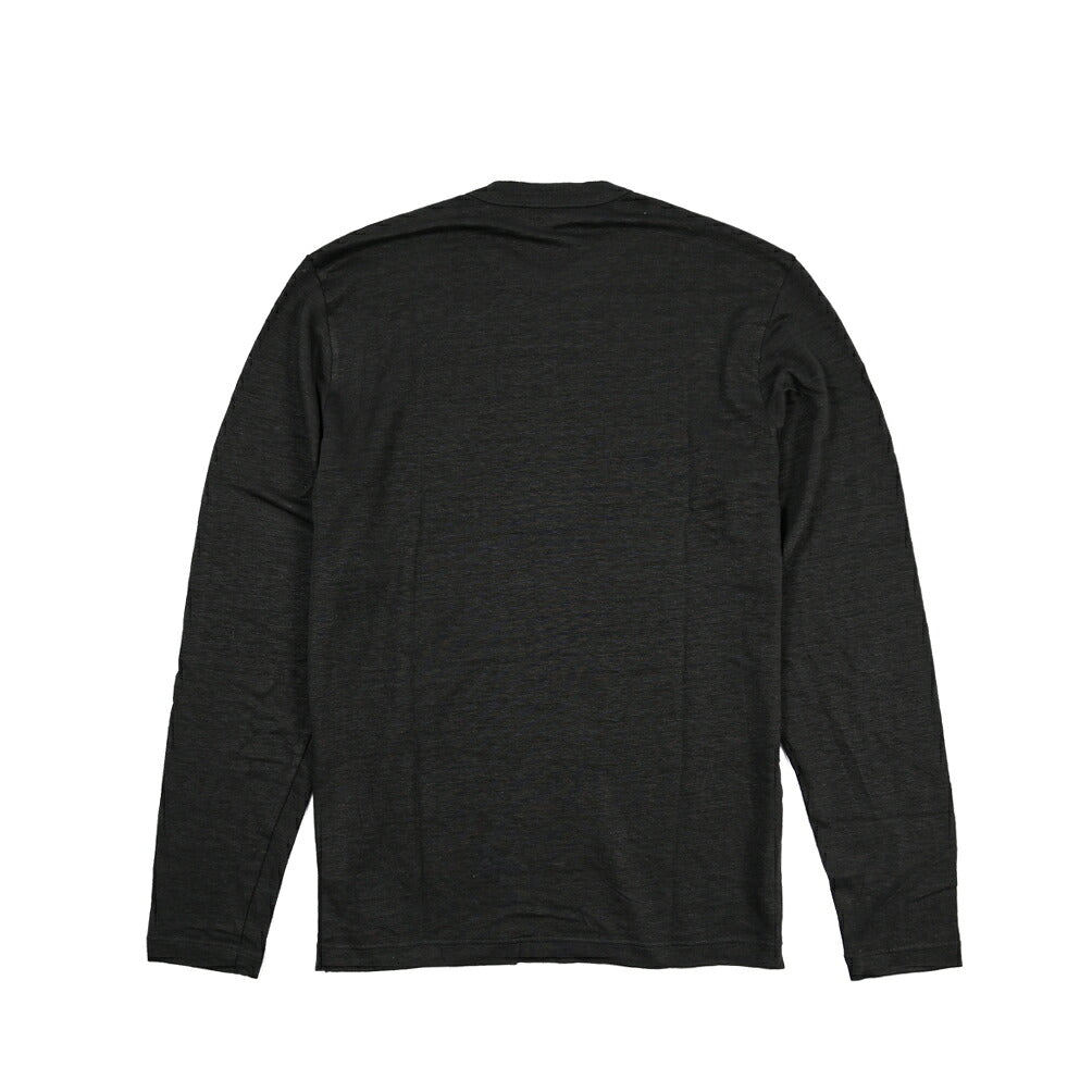 26SS GRAN SASSO リネン100% 長袖ニットTシャツ