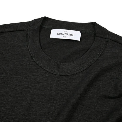 26SS GRAN SASSO リネン100% 長袖ニットTシャツ