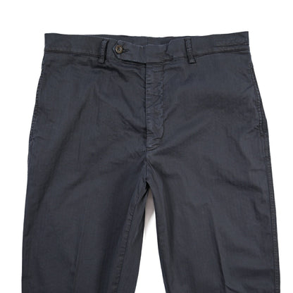 BERWICH “CHIAIA FF-GD” ストレッチコットン ノータックヘリンボーンパンツ