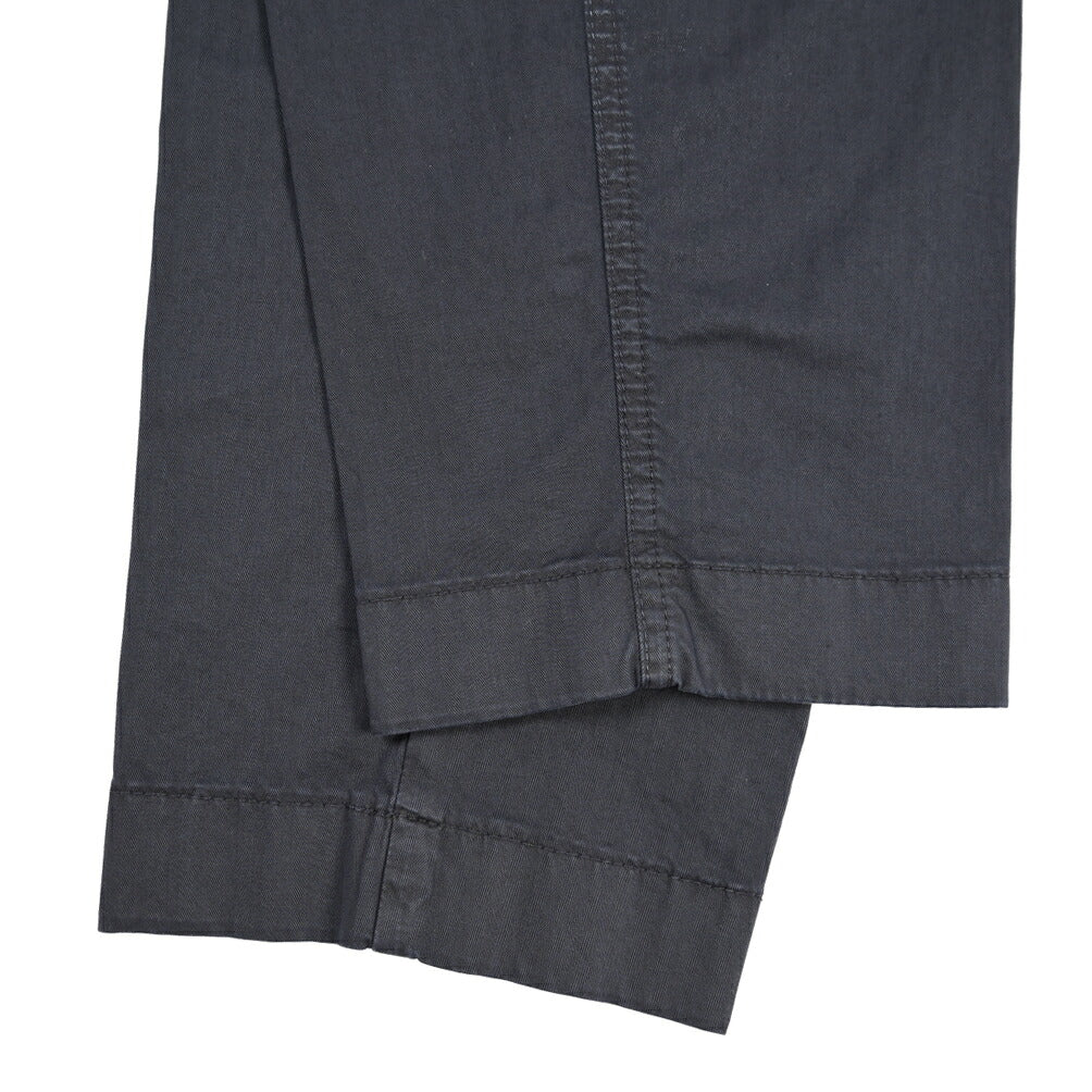 BERWICH “CHIAIA FF-GD” ストレッチコットン ノータックヘリンボーンパンツ