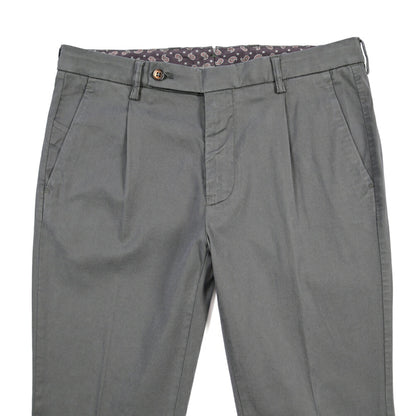 BERWICH “MORELLO 1P-GD” リヨセル混コットン ワンタックパンツ