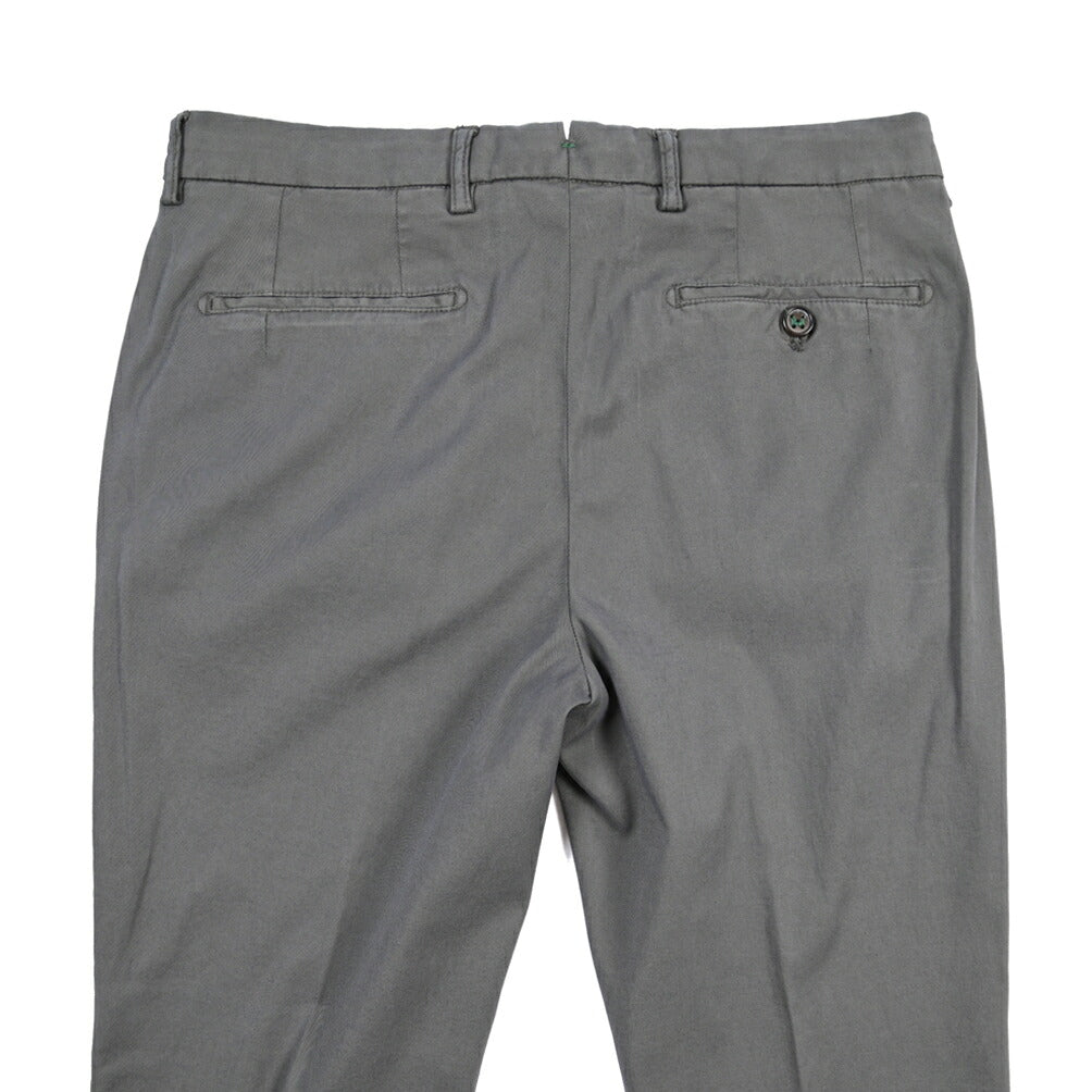 BERWICH “MORELLO 1P-GD” リヨセル混コットン ワンタックパンツ