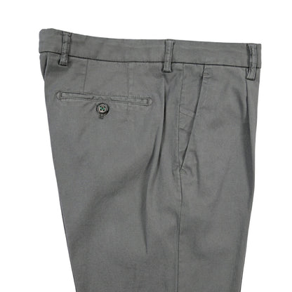 BERWICH “MORELLO 1P-GD” リヨセル混コットン ワンタックパンツ