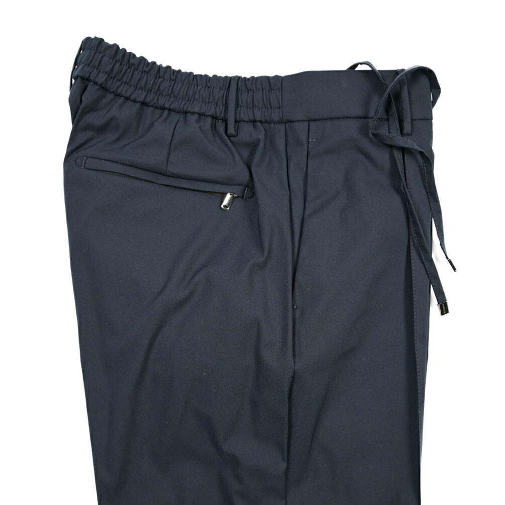 BERWICH “SPIAGGIA 1P TECH” ストレッチナイロン ワンタックイージーパンツ