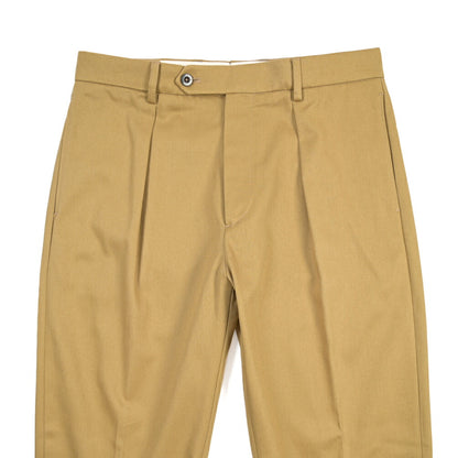 BERWICH “CHIAIA LONG” コットン100% ワンタックチノパンツ