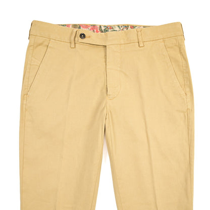 BERWICH “MORELLO-GD” ストレッチコットン ノータックチノパンツ