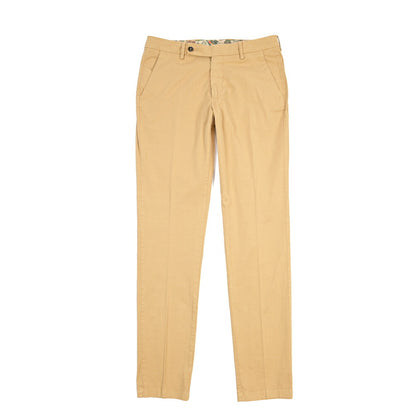 BERWICH “MORELLO-GD” ストレッチコットン ノータックチノパンツ