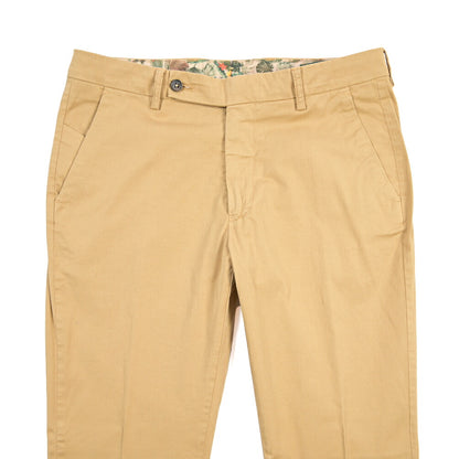 BERWICH “MORELLO-GD” ストレッチコットン ノータックチノパンツ