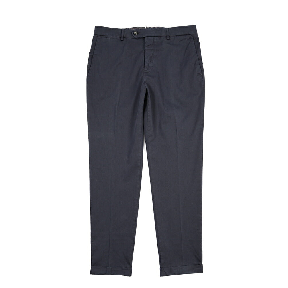 BERWICH “YRETRO-GD” ストレッチコットン ノータックチノパンツ