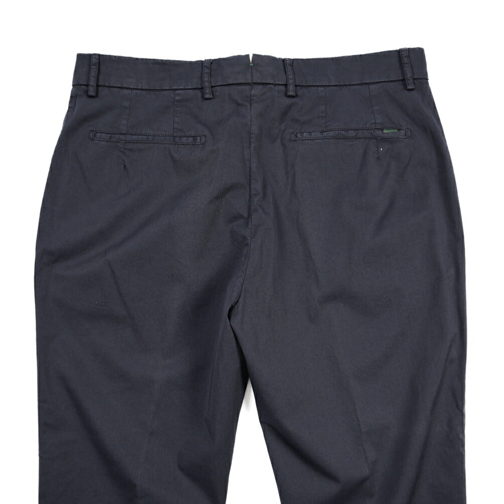 BERWICH “YRETRO-GD” ストレッチコットン ノータックチノパンツ
