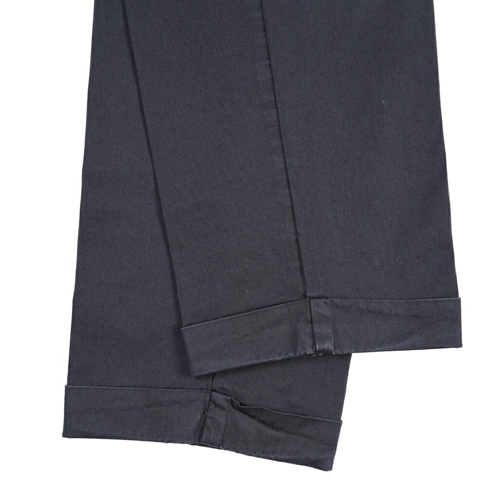 BERWICH “YRETRO-GD” ストレッチコットン ノータックチノパンツ