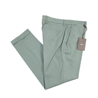 BERWICH “YRETRO-GD” ストレッチコットン ノータックチノパンツ