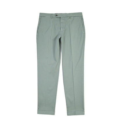 BERWICH “YRETRO-GD” ストレッチコットン ノータックチノパンツ