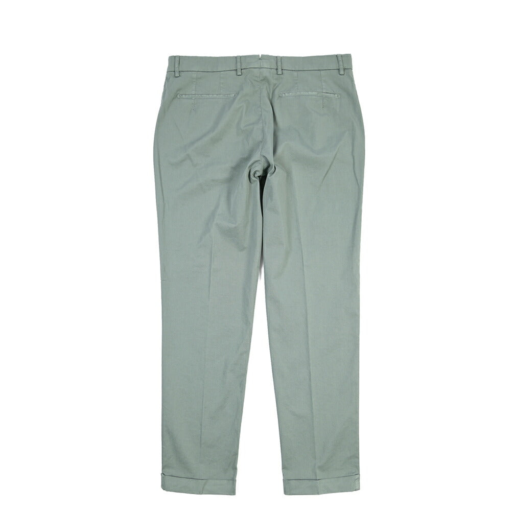 BERWICH “YRETRO-GD” ストレッチコットン ノータックチノパンツ