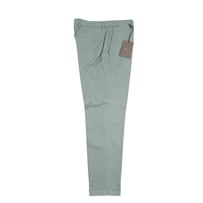 BERWICH “YRETRO-GD” ストレッチコットン ノータックチノパンツ