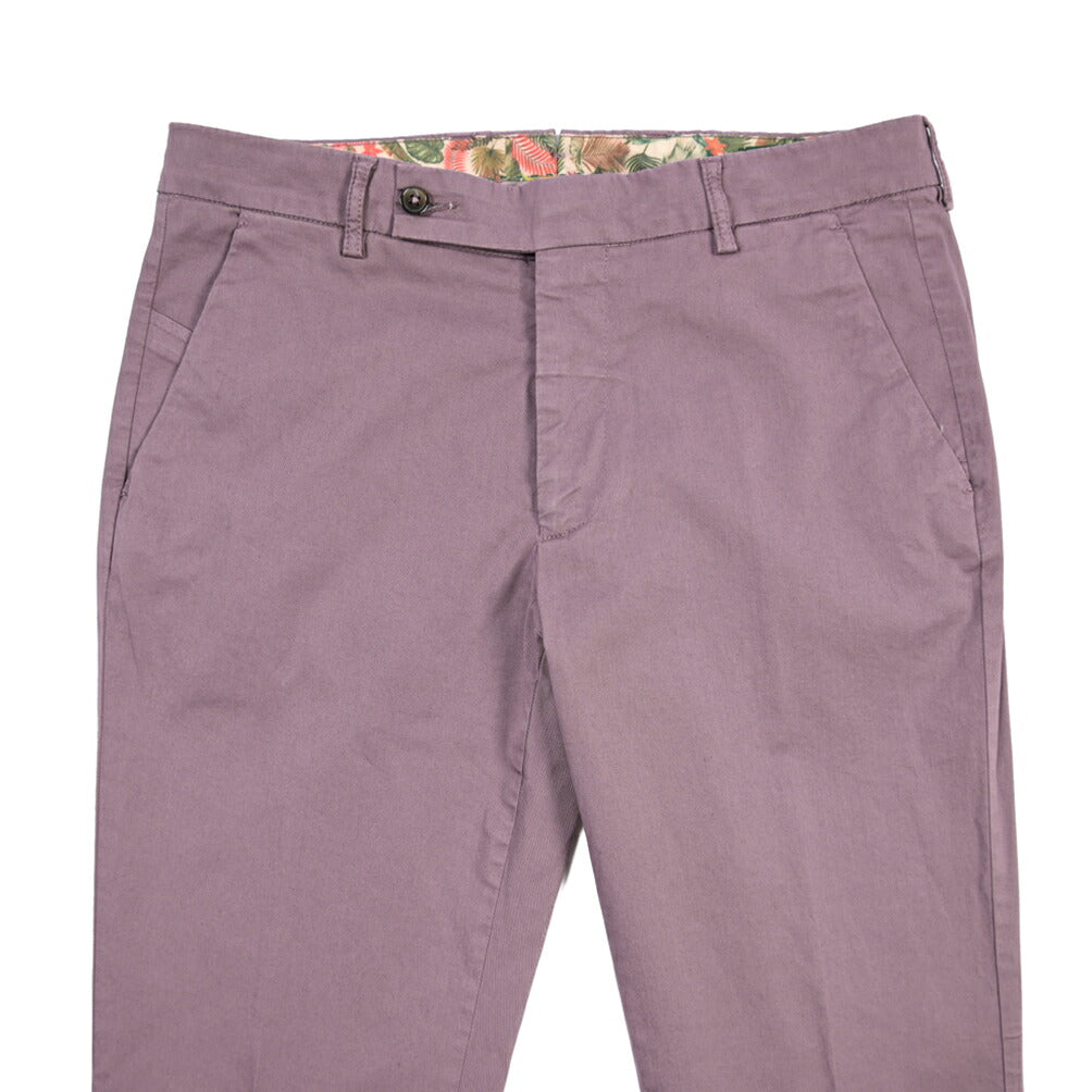 BERWICH “MORELLO-GD” ストレッチコットン ノータックチノパンツ