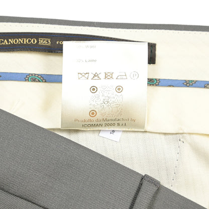 BERWICH “MORELLO 1P” ウール100% ワンタックスラックス / CANONICO製生地