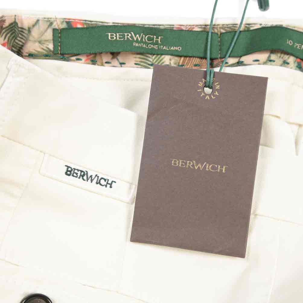 BERWICH “MORELLO-GD” リヨセル混コットン ノータックパンツ