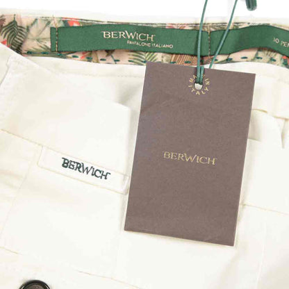 BERWICH “MORELLO-GD” リヨセル混コットン ノータックパンツ