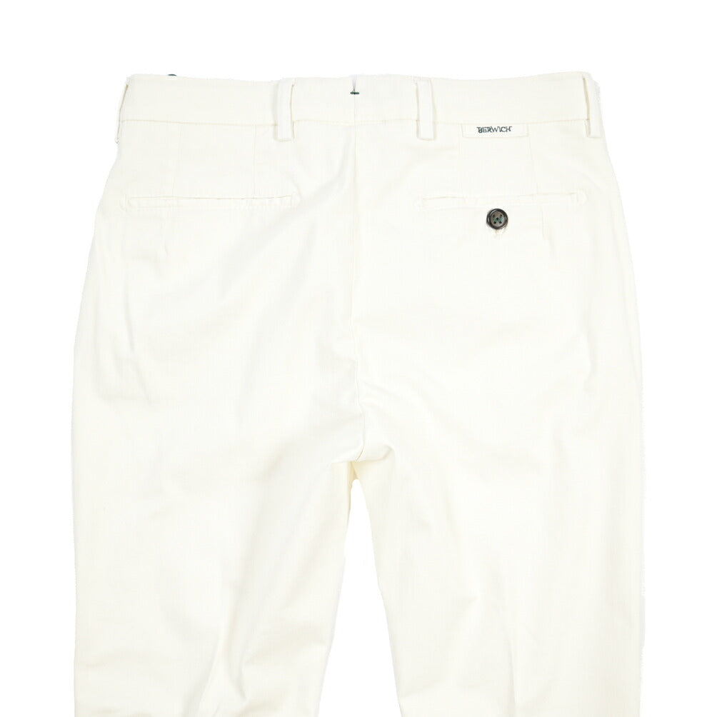 BERWICH “MORELLO-GD” リヨセル混コットン ノータックパンツ