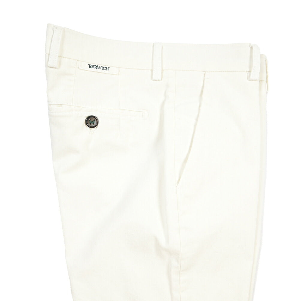 BERWICH “MORELLO-GD” リヨセル混コットン ノータックパンツ