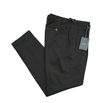 BERWICH “RETRO LONG” ストレッチコットン ワンタックパンツ