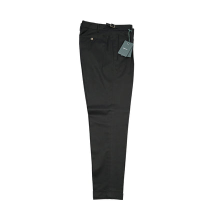 BERWICH “RETRO LONG” ストレッチコットン ワンタックパンツ