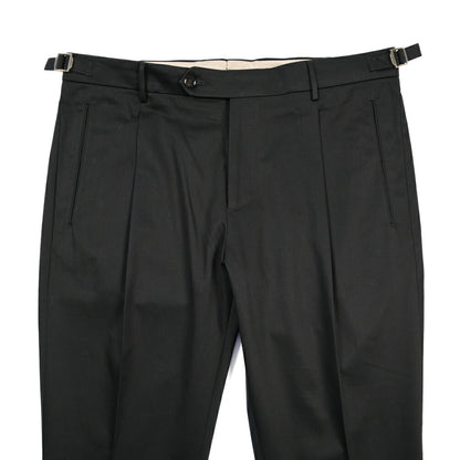 BERWICH “RETRO LONG” ストレッチコットン ワンタックパンツ