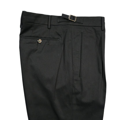 BERWICH “RETRO LONG” ストレッチコットン ワンタックパンツ