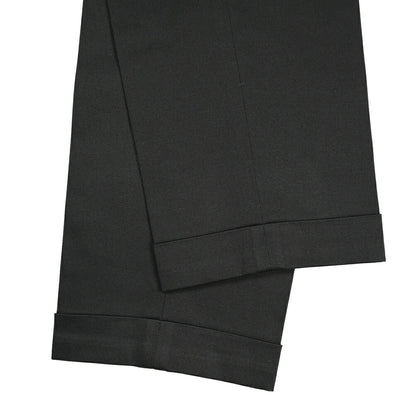 BERWICH “RETRO LONG” ストレッチコットン ワンタックパンツ
