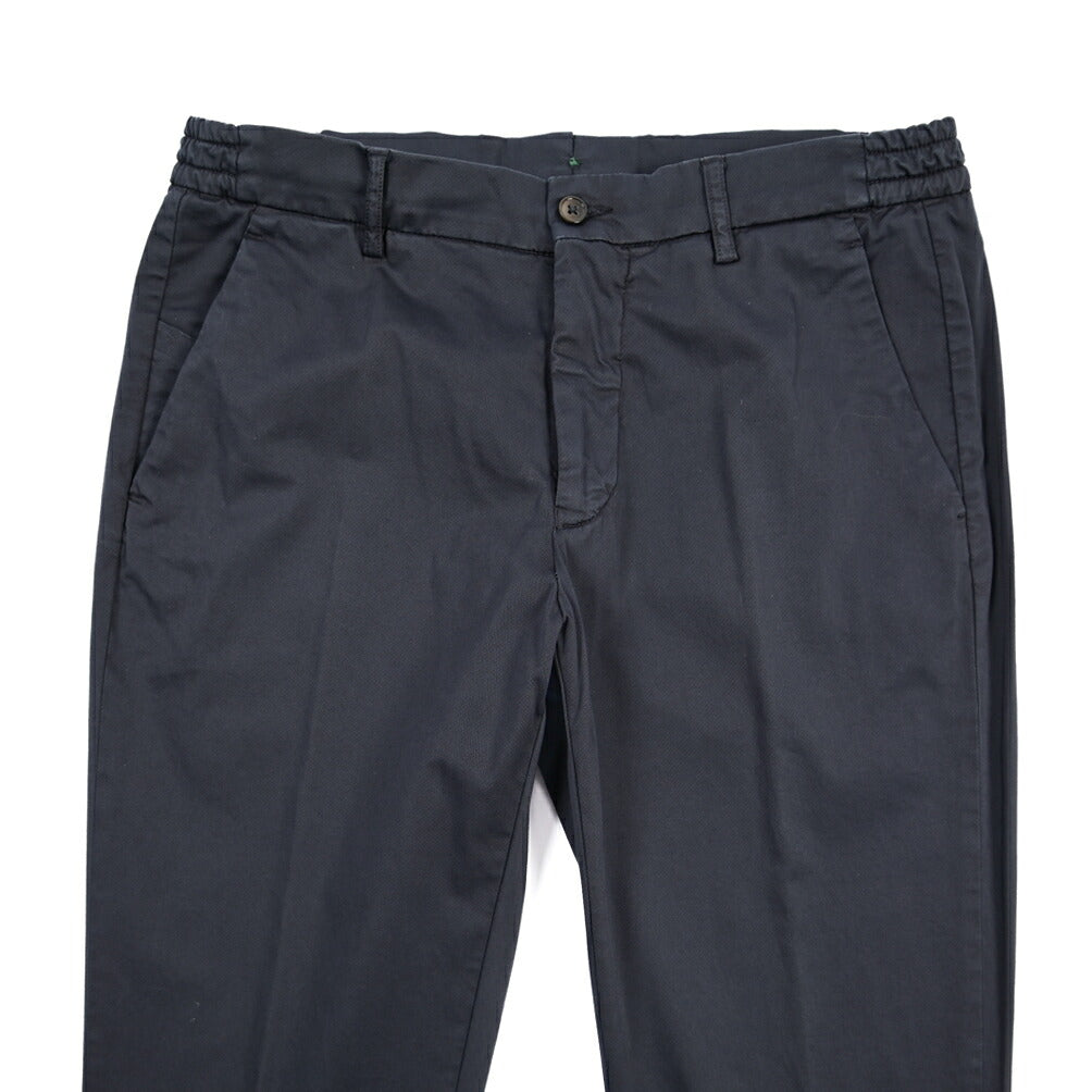 BERWICH “MORELLO ELAX-GD” ストレッチコットン ノータックチノパンツ