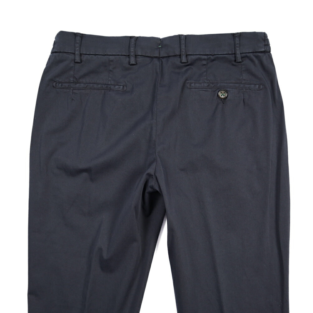 BERWICH “MORELLO ELAX-GD” ストレッチコットン ノータックチノパンツ