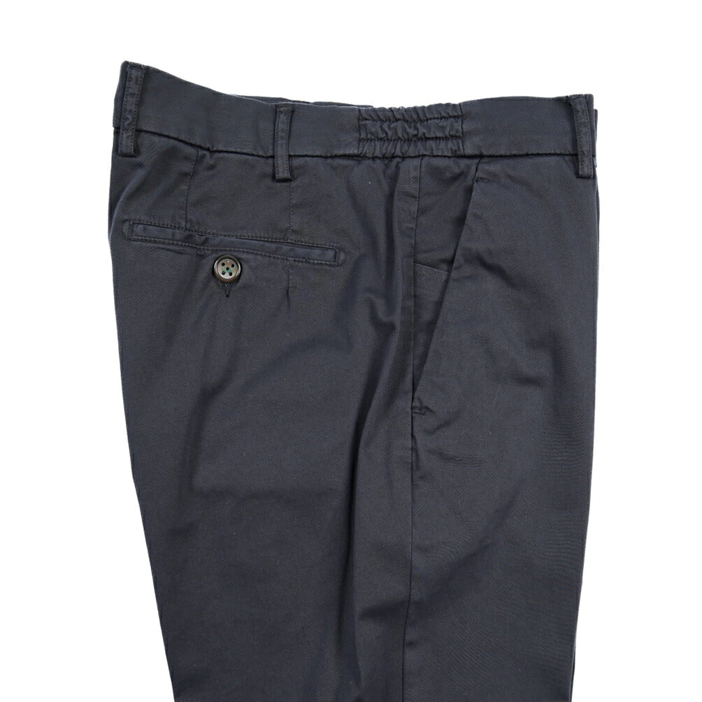 BERWICH “MORELLO ELAX-GD” ストレッチコットン ノータックチノパンツ