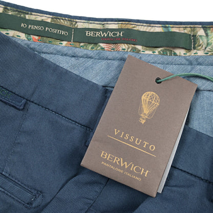 BERWICH “MORELLO-GD” ストレッチコットン ノータックチノパンツ