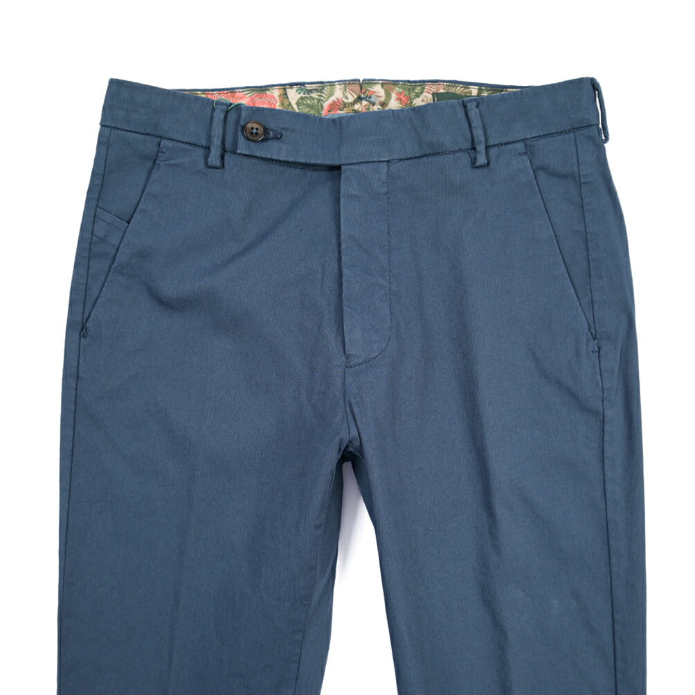 BERWICH “MORELLO-GD” ストレッチコットン ノータックチノパンツ
