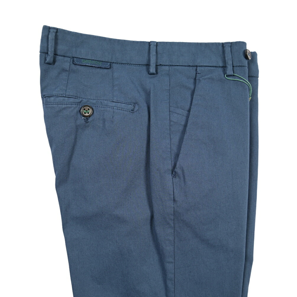 BERWICH “MORELLO-GD” ストレッチコットン ノータックチノパンツ