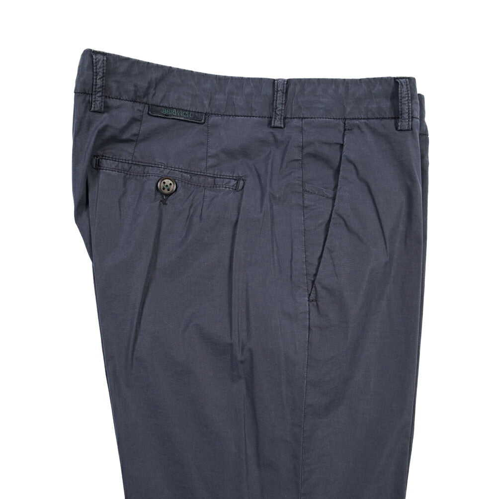 BERWICH “MORELLO-GD” リヨセル混コットン ノータックパンツ