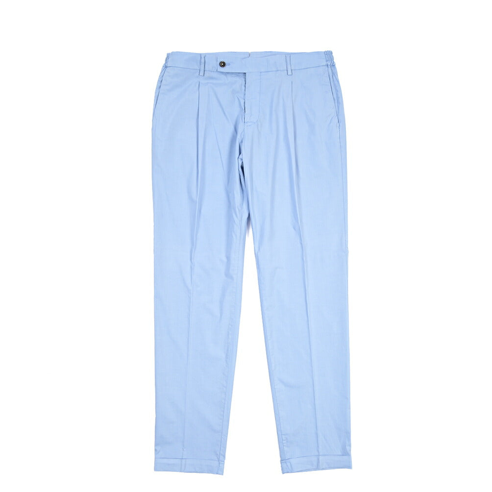 BERWICH “XRETRO-GD” ストレッチコットン ワンタックパンツ