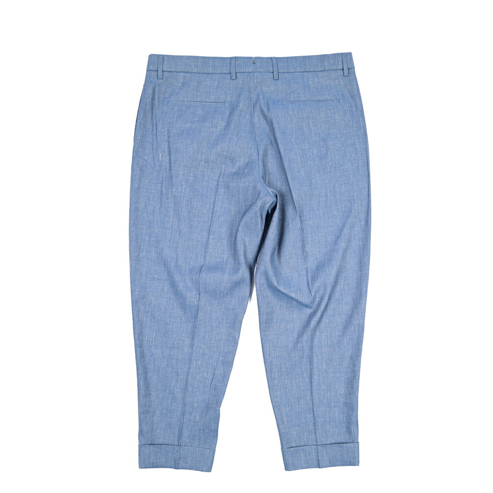 SUMMER SALE｜BERWICH “CHIAIA” リネン混コットン ワンタックパンツ