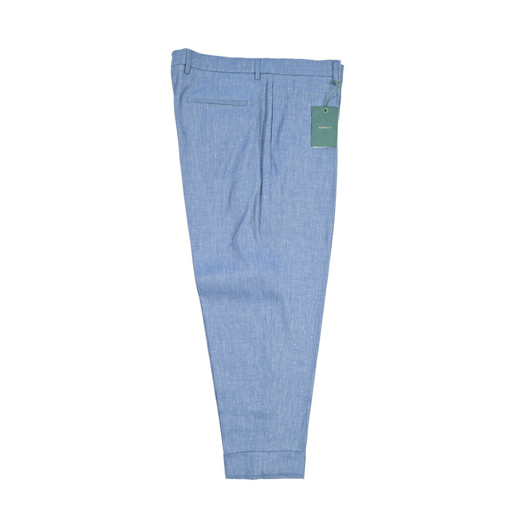 SUMMER SALE｜BERWICH “CHIAIA” リネン混コットン ワンタックパンツ