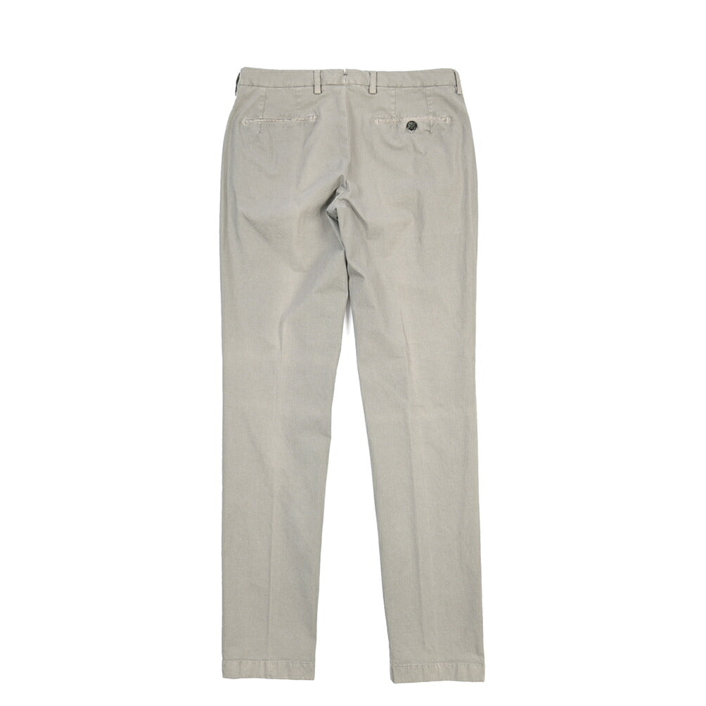 SUMMER SALE｜BERWICH “MORELLO 1P-GD” ストレッチコットン ワンタックチノパンツ
